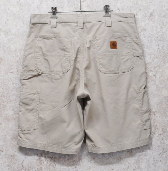 画像3: 【ビンテージ】【カーハート】【carhartt】ベージュ【ペインターパンツ】【ペインターショーツ】半ズボン【短パン】【W36】  (3)