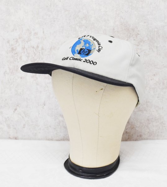 画像1: USA製【ビンテージ】【hp Golf Classic 2000】【グレー×ツバ黒】 【ベースボールキャップ】フリーサイズ    (1)