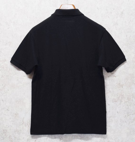 画像3: ビンテージ【ラコステ】【LACOSTE】クラシックフィット【黒】ブラック【ポロシャツ】【サイズM】  (3)