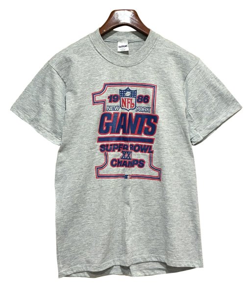 画像3: 程度良好!! 80's【USA製】ビンテージ【EAST SPORT】NFL ニューヨークジャイアンツ【グレー】【Tシャツ】【サイズL】  (3)