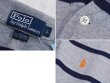 画像2: 【ラルフローレン】 【POLO ralph lauren】【グレーｘ紺】【ボーダー】【ポロシャツ】 【サイズL】   (2)