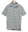 画像1: 【ビンテージ】【ラルフローレン】POLO RALPH LAUREN 【グレー×白ライン】コットン【ポロシャツ】【サイズＬ】   (1)