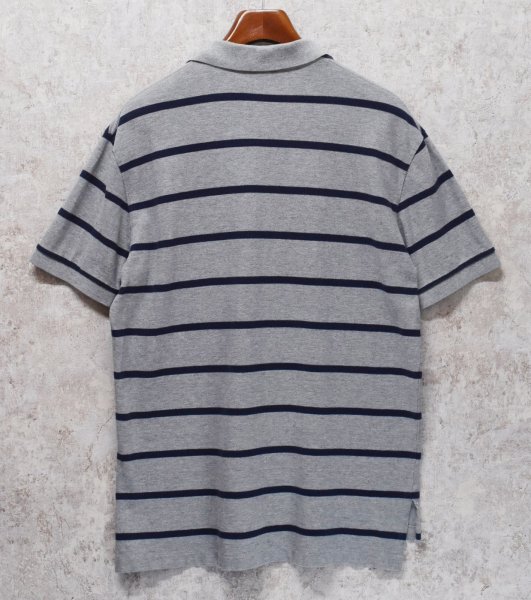 画像4: 【ラルフローレン】 【POLO ralph lauren】【グレーｘ紺】【ボーダー】【ポロシャツ】 【サイズL】   (4)