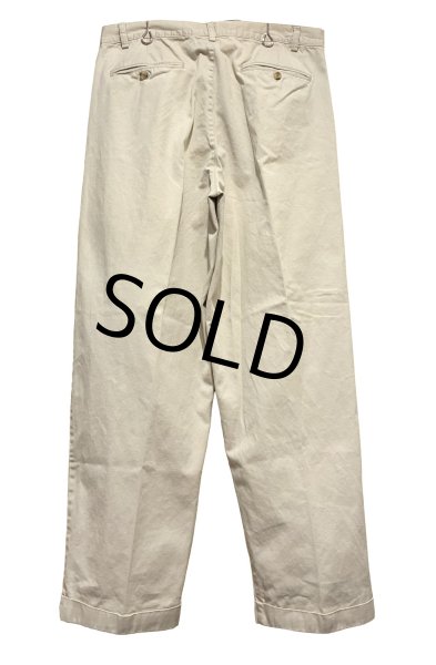 画像5: 【ビンテージ】【ギャップ】【GAP】ギャップ【ベージュ】【2タック】【コットンパンツ】【35×30】  (5)