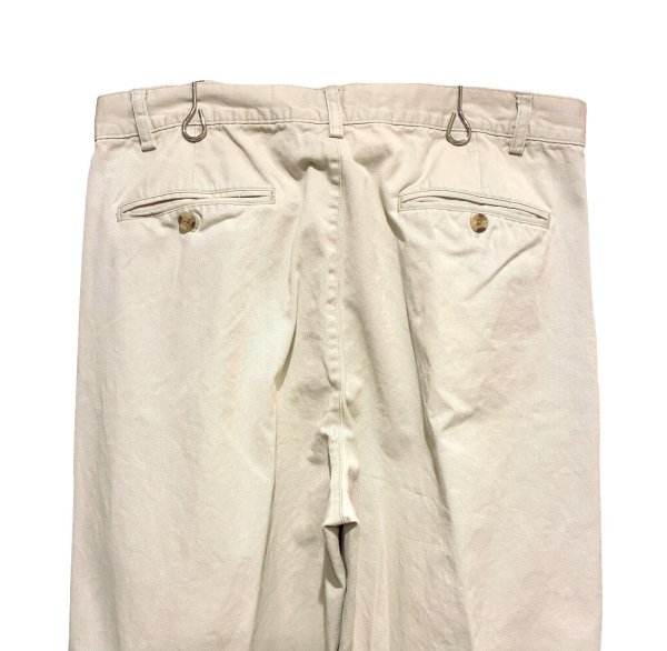 画像4: 【ビンテージ】【ギャップ】【GAP】ギャップ【ベージュ】【2タック】【コットンパンツ】【35×30】  (4)