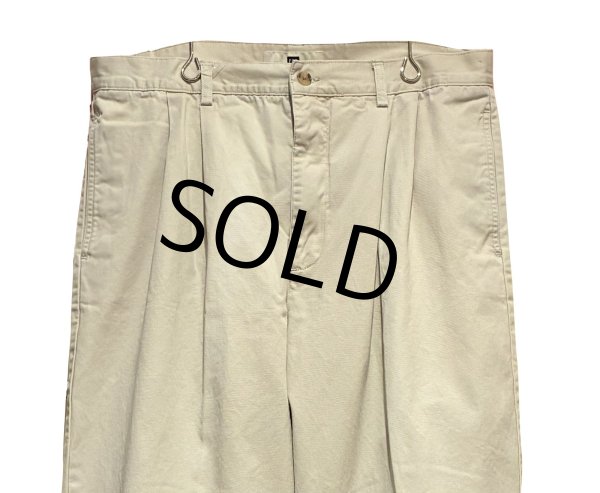 画像3: 【ビンテージ】【ギャップ】【GAP】ギャップ【ベージュ】【2タック】【コットンパンツ】【35×30】  (3)
