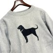 画像3: 90's USA製 ケルスポーツ Kellsport【ビンテージ】【The Black Dog】ブラックドッグ【グレー】【犬プリント】【スウェット】【サイズXL】  (3)