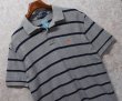 画像3: 【ラルフローレン】 【POLO ralph lauren】【グレーｘ紺】【ボーダー】【ポロシャツ】 【サイズL】   (3)