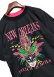 画像3: ほぼ未使用 USA製【DIPORT】【黒ｘピンク】NEW ORLEANS french quarter【二重袖】【Tシャツ】【サイズM】  (3)
