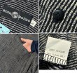 画像2: 【USA製】【Moda MONDO】【黒ｘ白】ストライプ【レーヨンシャツ】【サイズL】  (2)