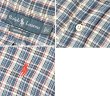 画像2: ビンテージ【ラルフローレン】POLO ralph lauren  【custom fit】紺ｘ青ｘ白ｘ赤 チェック ボタンダウン【コットンシャツ】【サイズＬ】  (2)