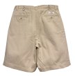 画像3: 90's ビンテージ【POLO RALPH LAUREN】オールドラルフローレン【ベージュ】tyler short【２タック】ショートパンツ【短パン】【コットンショーツ】【W33】  (3)