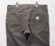 画像4: 【ビンテージ】【carhartt】カーハート【relaxed fit】リラックスフィット【5 pocket】【ダークブラウン】【ペインターパンツ】【ワークパンツ】【36×32】  (4)