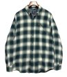 画像1: 【チャップス】CHAPS【ラルフローレン】 【POLO ralph lauren】PERFORMANCE【緑オンブレチェック】【ボタンダウンシャツ】 【サイズXL】   (1)