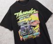 画像1: 00's~【USA製】ビンテージ【J.GALT】ジョンガルト【Thunder Kustom Club】アメリカンラリー【黒】【Tシャツ】【ワンサイズ】  (1)