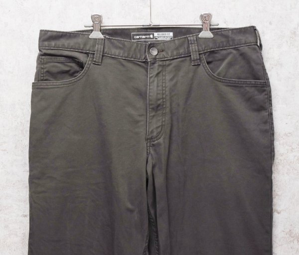 画像3: 【ビンテージ】【carhartt】カーハート【relaxed fit】リラックスフィット【5 pocket】【ダークブラウン】【ペインターパンツ】【ワークパンツ】【36×32】  (3)