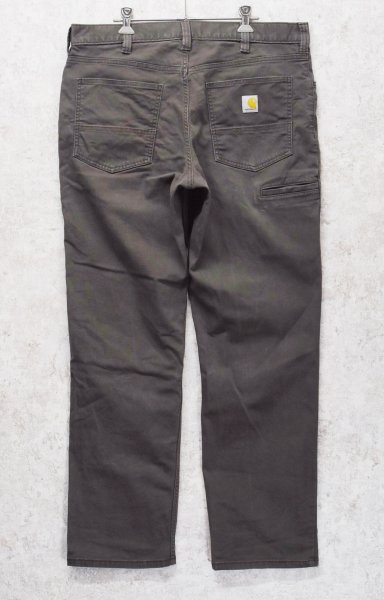 画像5: 【ビンテージ】【carhartt】カーハート【relaxed fit】リラックスフィット【5 pocket】【ダークブラウン】【ペインターパンツ】【ワークパンツ】【36×32】  (5)