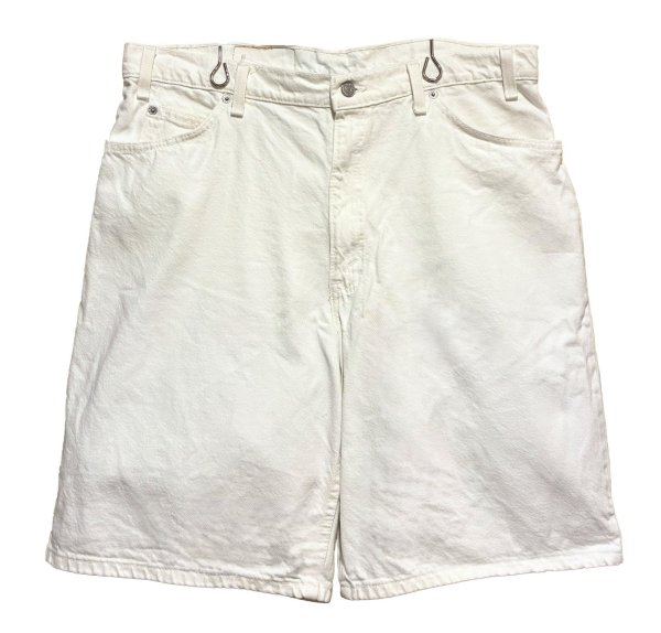 画像3: 【ビンテージ】【USA製】【LEVI'S】【リーバイス５６０】560 白 【デニムショーツ】【W36】  (3)