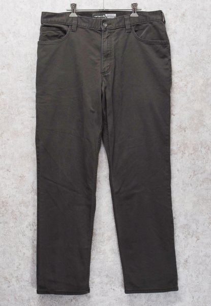 画像1: 【ビンテージ】【carhartt】カーハート【relaxed fit】リラックスフィット【5 pocket】【ダークブラウン】【ペインターパンツ】【ワークパンツ】【36×32】  (1)