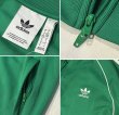 画像2: 【ビンテージ】【アディダス】adidas【緑×白ライン】ジャージ【トラックジャケット】【トラックジャージ】【サイズL】  (2)