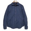 画像2: ビンテージ【BANANA REPUBLIC】バナナリパブリック【紺×白】ストライプ【リネンシャツ】【サイズS】  (2)