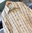 画像3:  ビンテージ【WILKINSONS】ベージュｘ総柄 シャツ  US16-34  (3)