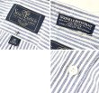 画像2: 90's USA製【Select Edition】セレクトエディション【ビンテージ】【白×水色ストライプ】【半袖ボタンダウンシャツ】【US 15】   (2)
