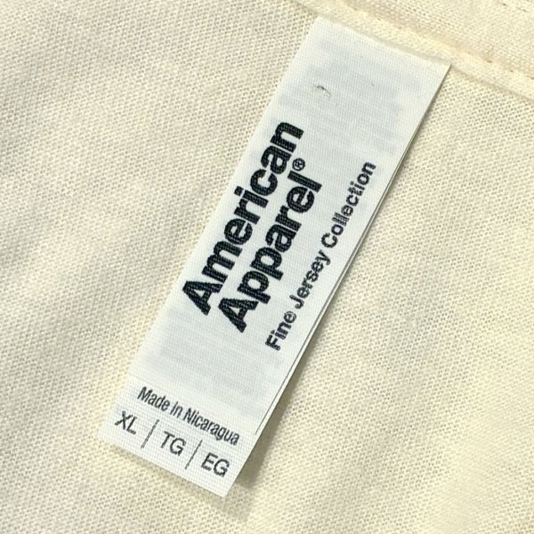 画像2: ほぼ未使用!!【ビンテージ】american apparel アメリカンアパレル【羊】keens chaphouse【クリーム】【Ｔシャツ】【サイズXL】  (2)