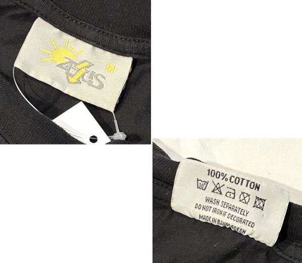 画像2: ビンテージ【zeus】ゼウス【レオナルドダヴィンチ】イタリア【黒】【Ｔシャツ】【サイズM】  (2)