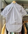 画像4: 90's〜 ビンテージ【ランズエンド】【LANDS' END】【青ｘ白】ギンガムチェック シアサッカー【半袖ボタンダウンシャツ】【サイズＳ】  (4)
