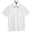 画像1: 程度良好!! 80's~ ビンテージ【J.C.Penney】JCペニー【白】無地【半袖シャツ】【サイズL】  (1)