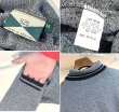 画像2: USA製【５２５】ビンテージ【霜降りグレーｘ黒リブボーダー】【コットンタートルネックセーター】【サイズＭ】  (2)