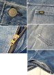 画像3:  ビンテージ 【KEY】ブルー【デニムペインターパンツ】【W31程度】  (3)