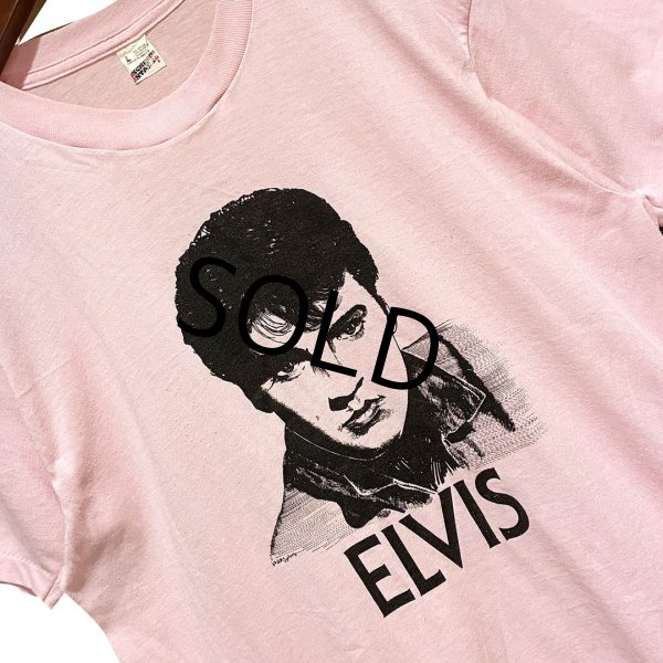画像3: 80's【USA製】ビンテージ【SCREEN STARS】スクリーンスターズ【ELVIS】【エルヴィス】ピンク 【Tシャツ】【サイズL】  (3)