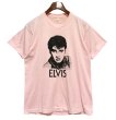 画像1: 80's【USA製】ビンテージ【SCREEN STARS】スクリーンスターズ【ELVIS】【エルヴィス】ピンク 【Tシャツ】【サイズL】  (1)