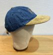画像4: 程度良好!! 00’ｓ【HAGGAR】 ハガー【ビンテージ】【デニム×スウェード】キャップ  (4)