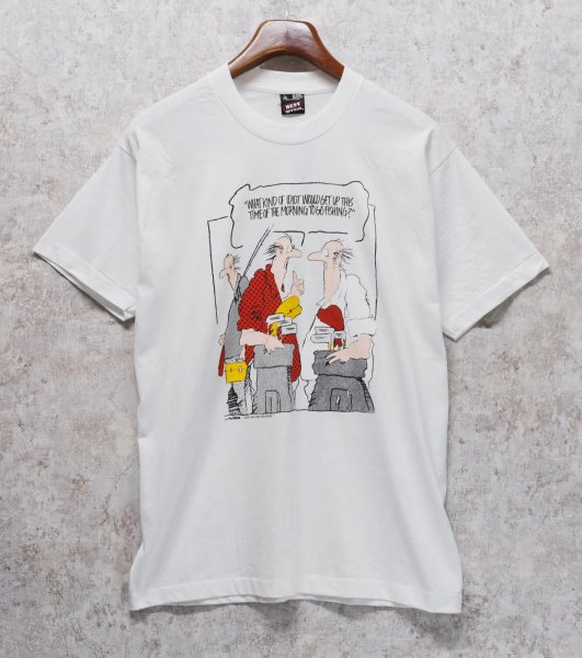 画像3: 90's【USA製】 ビンテージ【FRUIT OF THE LOOM 】フルーツオブザルーム【what kind of~】アメリカンジョーク【 Tシャツ】【サイズＬ】  (3)