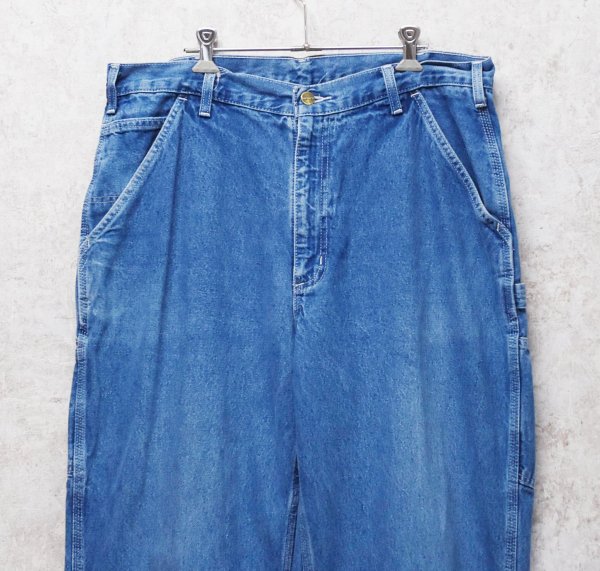画像4: 【ビンテージ】【カーハート】【carhartt】【デニム】【ペインターパンツ】【36ｘ32】  (4)