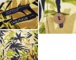 画像2: 90's【ビンテージ】【nautica】【ノーティカ】【レーヨン】茶系ｘ黒ｘ緑 【草柄】総柄【アロハシャツ】レーヨンシャツ【サイズL】  (2)