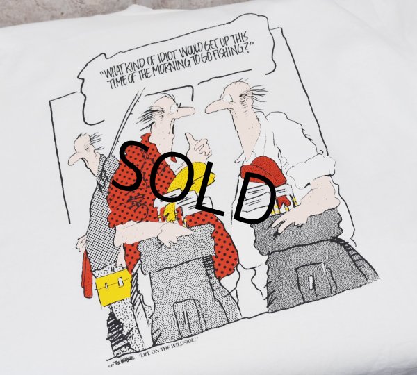 画像4: 90's【USA製】 ビンテージ【FRUIT OF THE LOOM 】フルーツオブザルーム【what kind of~】アメリカンジョーク【 Tシャツ】【サイズＬ】  (4)