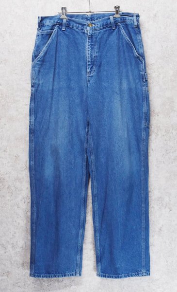画像2: 【ビンテージ】【カーハート】【carhartt】【デニム】【ペインターパンツ】【36ｘ32】  (2)