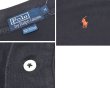 画像2: 【ビンテージ】【オールドラルフローレン】POLO RALPH LAUREN 【黒】無地 コットン【ポロシャツ】【サイズM】   (2)