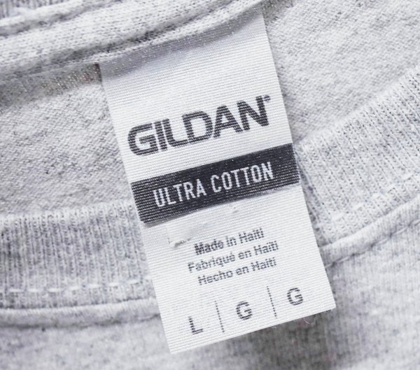画像3: ビンテージ【GILDAN】【ギルダン】【prestige worldwide】ヨット【グレー】プリント【Tシャツ】【サイズL】  (3)