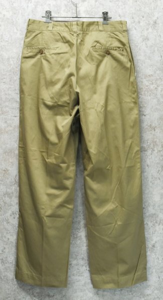 画像7: 【50's】【ビンテージ】U.S.ARMY【米軍実物】ボタンフライ【チノパンツ】【３４Ｘ３３】  (7)
