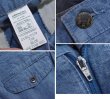 画像2: 【ビンテージ】カナダ製【St.Michael】MARKS & SPENCER【水色】２タック【コットンパンツ】テーパードシルエット【32ｘ29】  (2)