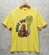 画像2: ビンテージ【port & company】ポートアンドカンパニー【RELAX BRO】ビッグフットｘラクロス【Ｔシャツ】【サイズＭ】  (2)