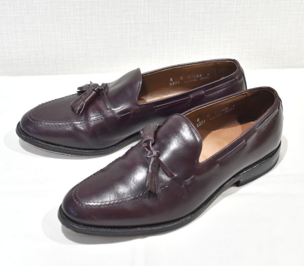 画像3: 【USA製】ビンテージ【アレンエドモンズ】【Allen Edmonds】【Grayson】バーガンディ【タッセルローファー】【８E】【26cm程度】  (3)