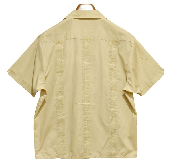 画像3: 【ビンテージ】THE HAVANERA SHIRTS【ベージュ】キューバシャツ【半袖開襟シャツ】オープンカラーシャツ【サイズM】   (3)