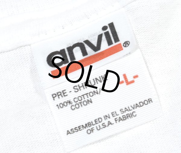 画像2: デッドストック 00's~【ビンテージ】【anvil】アンビル【生成り】【Save a life. Adopt a pet】猫と犬と女性【Tシャツ】【サイズL】  (2)