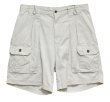 画像1: 90's~ ビンテージ【Eddie Bauer】エディーバウアー 【白タグ】【２タック】オフホワイト【ブッシュショーツ】【短パン】【W31】  (1)